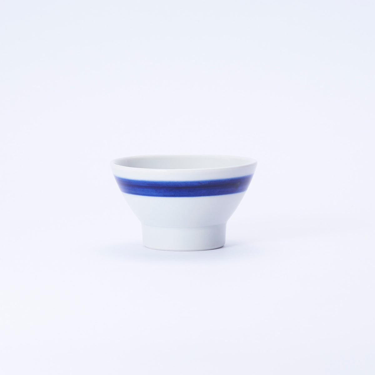 くらわんか碗 子供（縞柄・細） – WHITE/BLUE